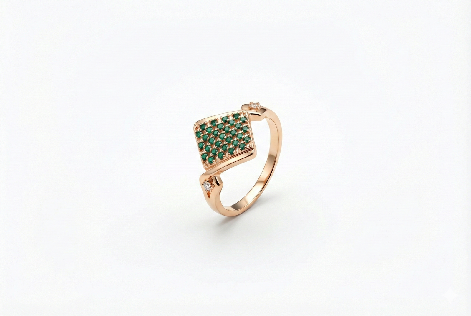 Radiant Mosaic Pavé Ring