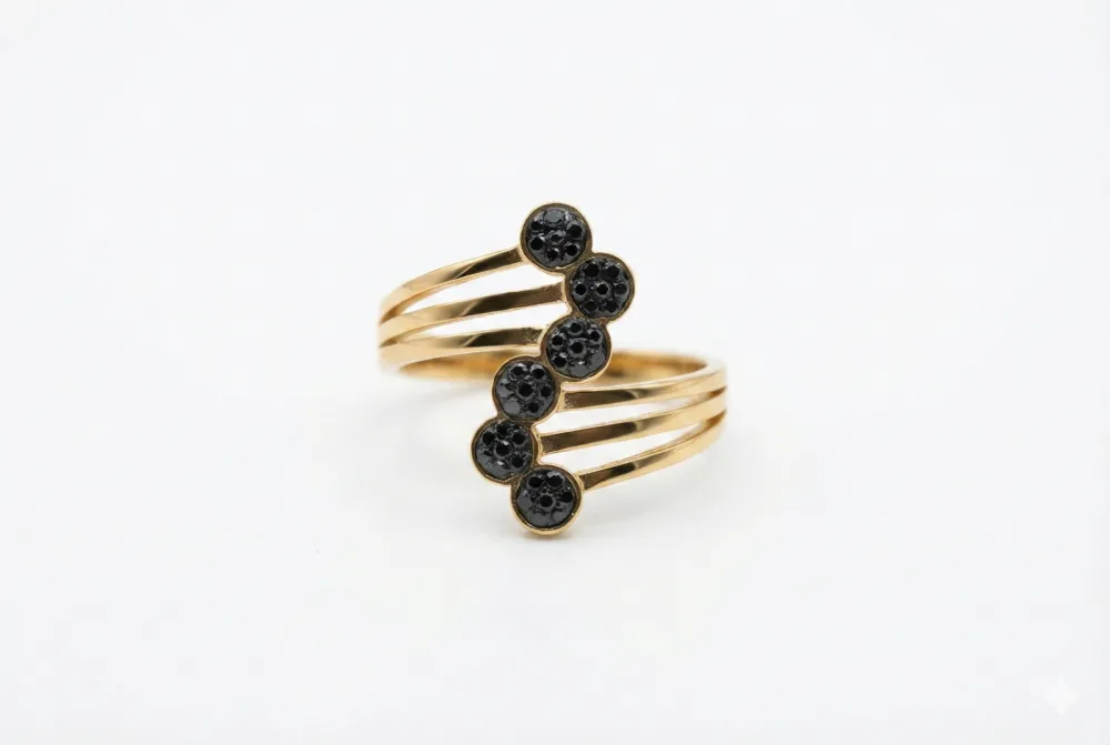 Gilded Serpentine Ring