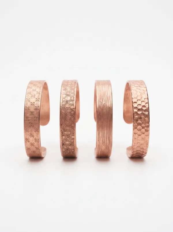 Rimal Hammered Cuffs Bundle
